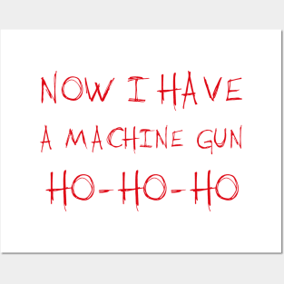 Christmas Machine Gun Posters and Art